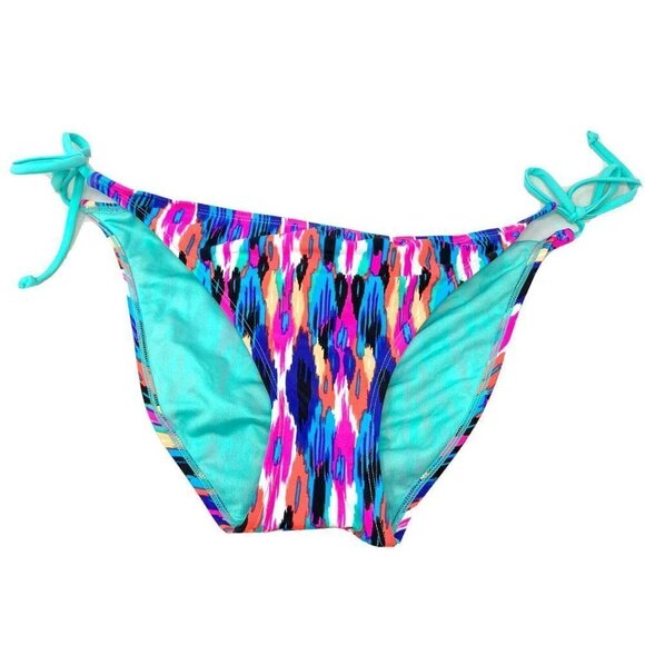 Xhilaration Multicolor Artsy Boho Bikini Swim Side Tie Swimsuit - Picture 1 of 3